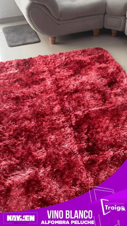 🛋️ ¡Transforma tu hogar con la suavidad y elegancia de nuestra Alfombra de Peluche! 2 mt x 1,50
